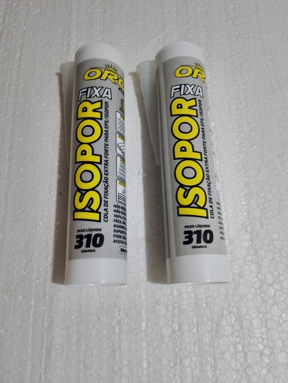 Cola de Fixação Extra Forte Para EPS/Isopor 310g Pct. c/  2und